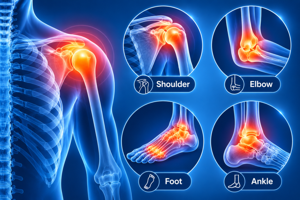 shoulder and elbow